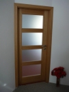 Dřevěné prosklené dveře