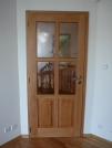 Dřevěné prosklené dveře